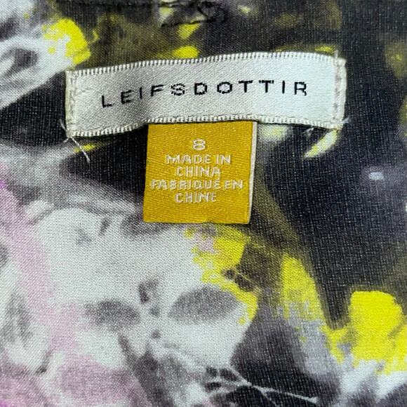 Anthropologie Silk Cropped Pants Colorful Leifsdottir Pocket Bow Trousers - Picture 11 of 13